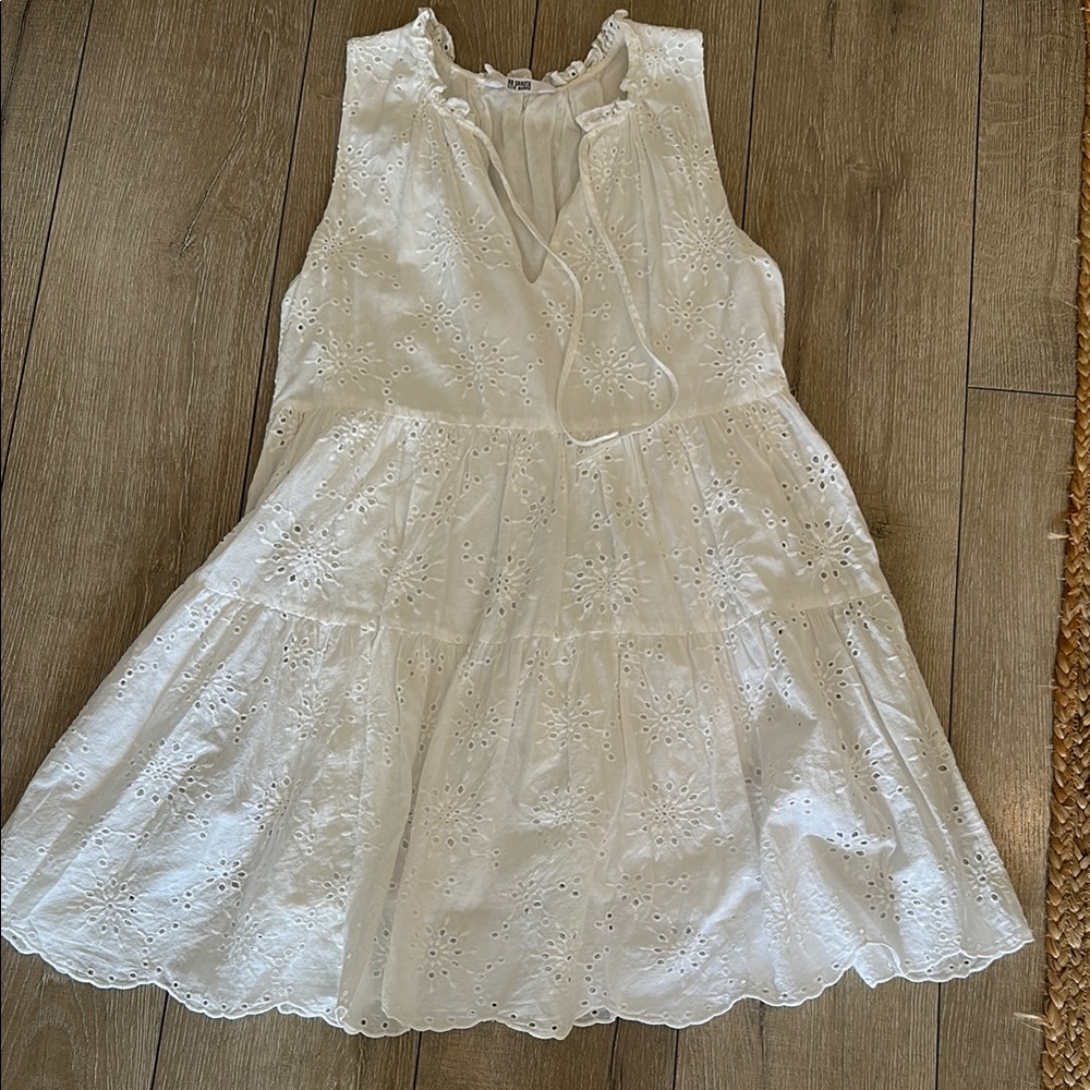 Charming White Eyelet dress